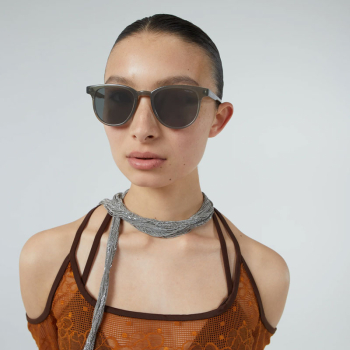Komono Sonnenbrille Francis iron, silber-schwarz Style